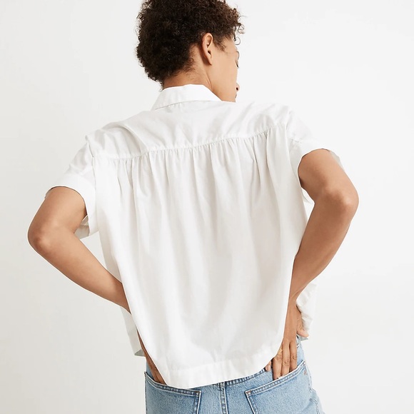 Shirred-Yoke Popover Top - Picture 4 of 4